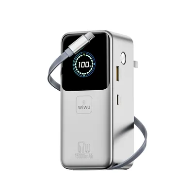 Внешний аккумулятор Wiwu(Повер банк) WiWU Power Mega Charger + Cable + Power Bank PM501 15000mAh